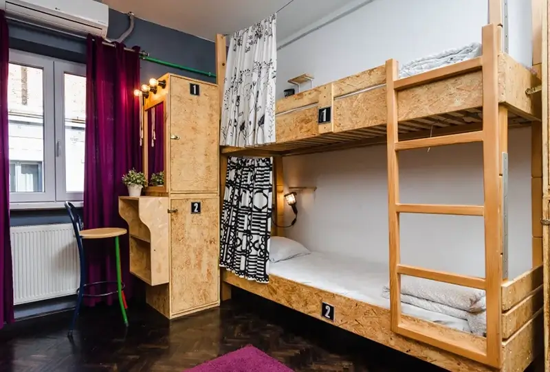 Best Hostels in Zagreb | Swanky Mint Dorm Room