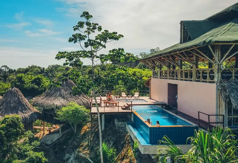 Best Hostels in Santa Marta - The Journey Hostel Pool Area