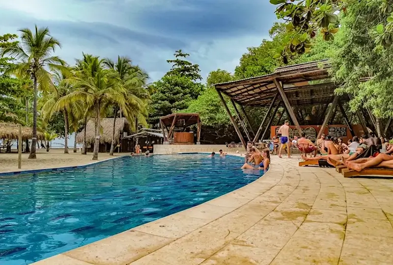 Colombia Hostels - Viajero Tayrona Hostel & Ecohabs Pool Area