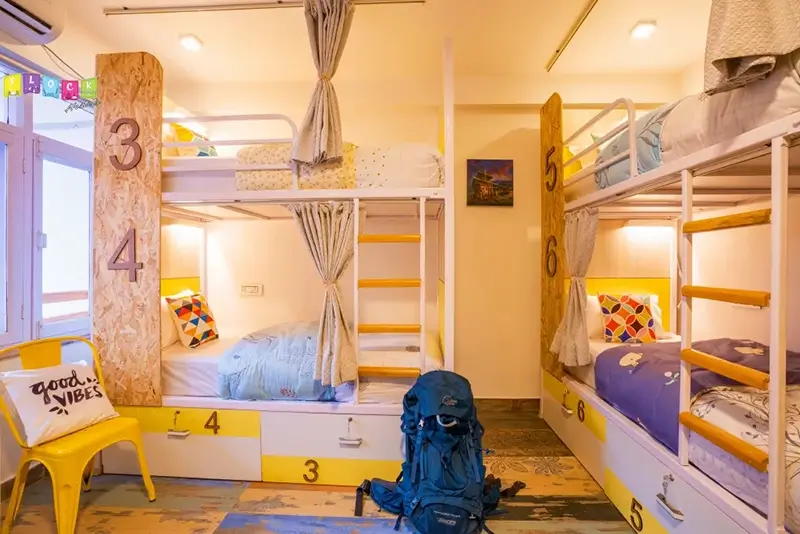 Best Hostels in Kathmandu - Flock Hostel Kathmandu Dorm Room