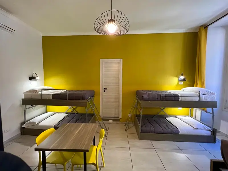Best Hostels in Rome - Palladini Hostel Rome Dorm Room