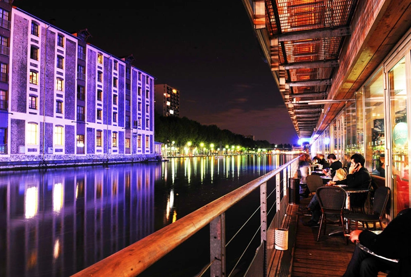 Best Hostels in Paris - St Christophers Inn Canal Night View