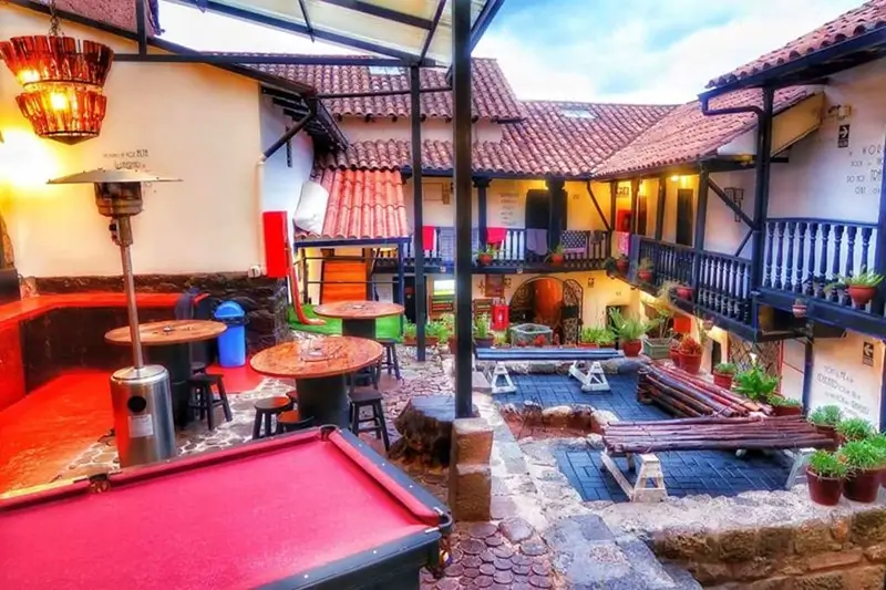 Best Hostels in Cusco Peru - Intro Hostels Cusco Courtyard