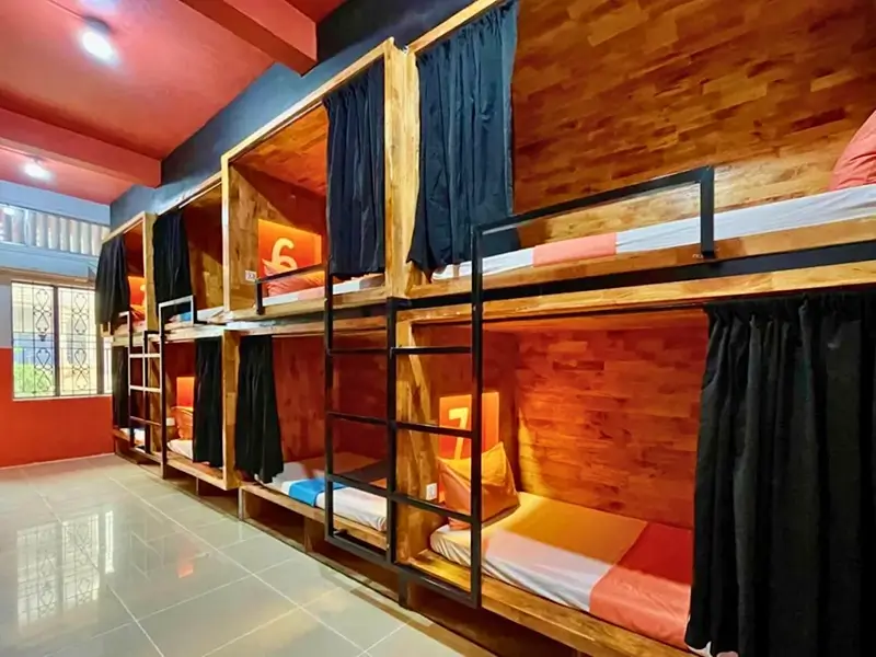 Best Hostels in Battambang - THE PLACE Hostel Battambang Dorm Room