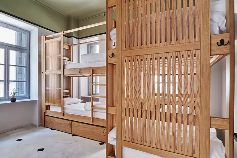 Best Hostels in Athens - When in Athens Hostel Dorm Room