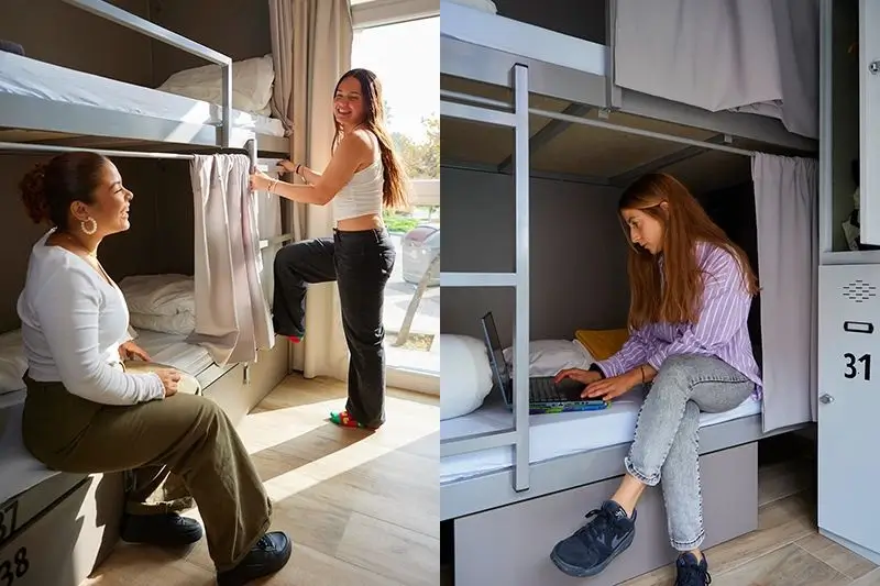 Alicante Hostels - Hostel Dos Estaciones Dorm Room