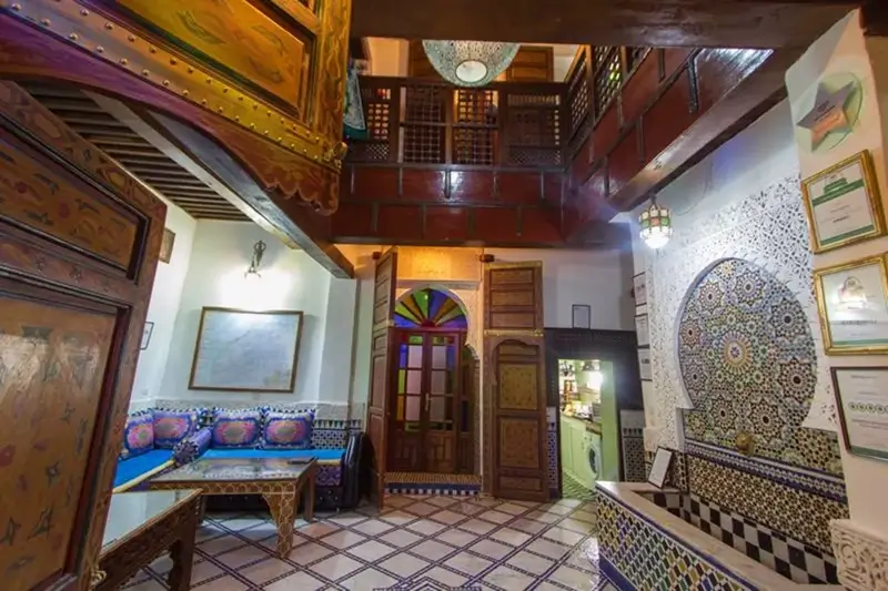 Best Hostels in Fez - Dar El Yasmine Common Area