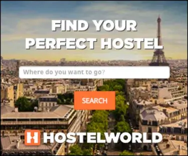 Hostelworld Siderar Banner