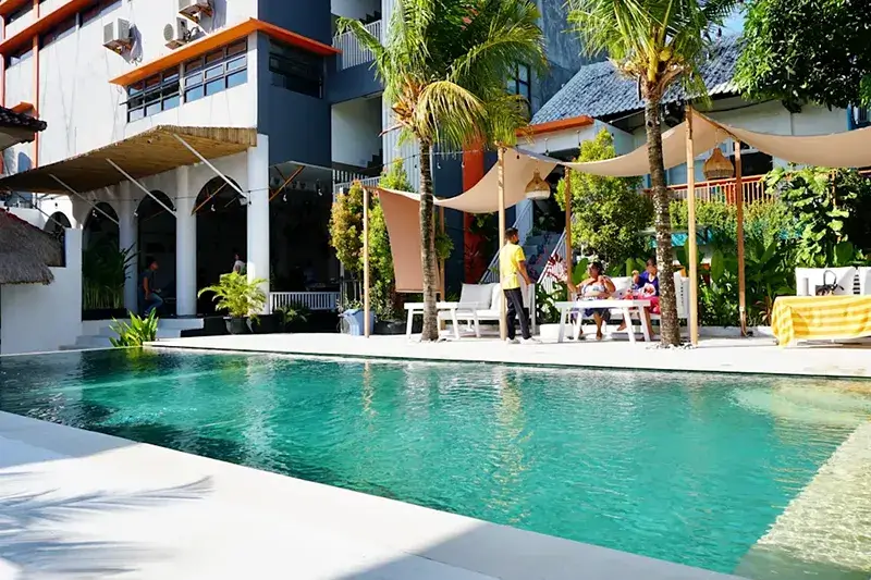 My Capsule Bali Pool Area